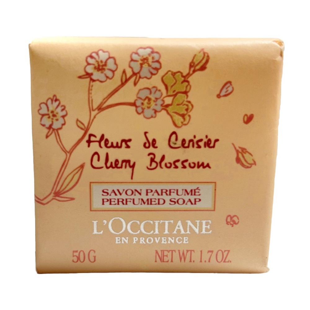 L’Occitane en Provence Fleurs de Cerisier Cherry Blossom Perfumed Soap Bar 50g